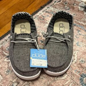 Hey Dude Kids Black Moccasins